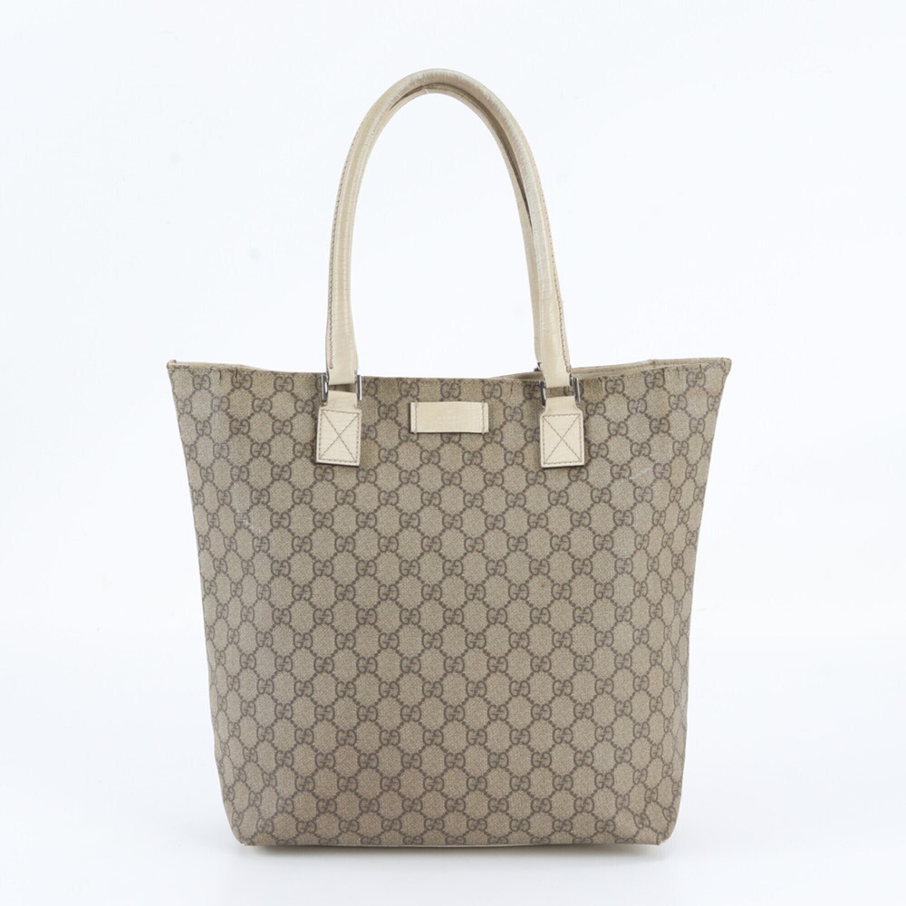 Gucci GG Supreme 131220 Leather Tote Bag Shoulder Handbag Brand Women's